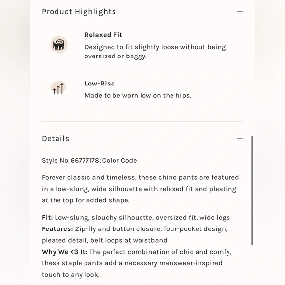 Free People Addy Chino Pants - Picture 6 of 6